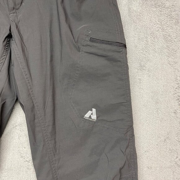Eddie Bauer Mens First Ascent Trail Pants 34x32 Gray Nylon/Spandex Outdoor Hike - Picture 6 of 7